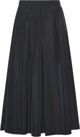 Max Mara Wkiefebo Midi Rok - Dames - Rokken - Zwart - Maat: XS Katoen