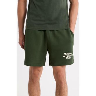 Museum of Peace and Quiet Mid Century Sweatshorts in Forest at Nordstrom, Size Xx-Large