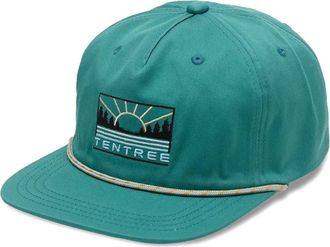 tentree Weekend Away Apex Hat in Tidal Teal/meteorite Black at Nordstrom