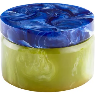 Jonathan Adler Como Box in Green /Navy at Nordstrom, Size Medium