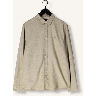 PME Legend Skynight Grindle Shirt - Heren - Casual Overhemden - Beige - 2XL - Katoen - Overhemden