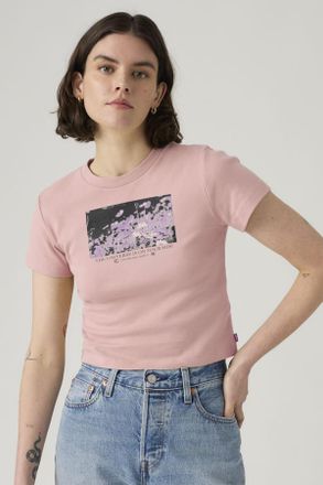 Levi's Camiseta Graphic Essential Sporty - Mujer - L - Rosa / Color Zephyr