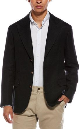Brunello Cucinelli Linen & Wool-Blend Blazer