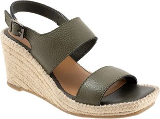 Softwalk Softwalk Hartley S2309-341 Sandals Womens Green Leather Wedge Heel FD1353