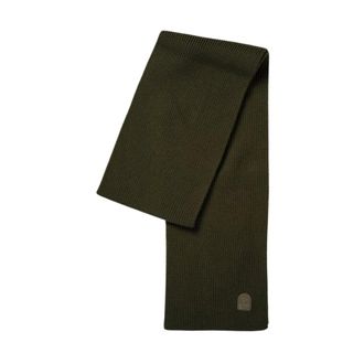 Parajumpers Plain Merino wollen sjaal - unisex - Accessoires - Groen - Maat: ONE Size Wol