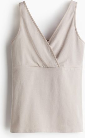 H&M MAMA Still-Tanktop - Hellbeige