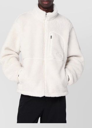 The North Face fleece zip jacket high collar side pockets
