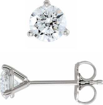 Grown Brilliance 14KT White Gold 0.30 Carat Lab Grown Diamond Stud Earrings for Women