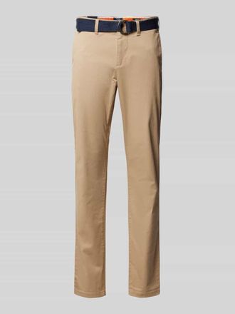 Mc Neal Slim Fit Stoffhose mit franz&ouml;sischen Eingrifftaschen in Beige, Gr&ouml;&szlig;e 42