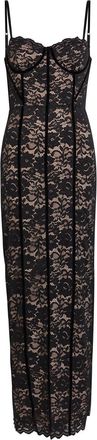 Alice & Olivia Carissa Floral-lace Maxi Dress - Black - 12 (UK16 / XL)