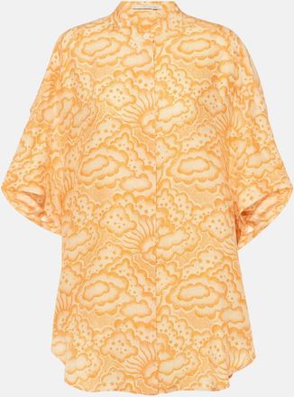 Stella McCartney Printed silk blouse
