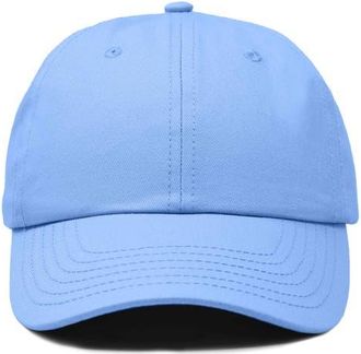 Dalix Classic Cotton Dad Cap in Light Blue at Nordstrom