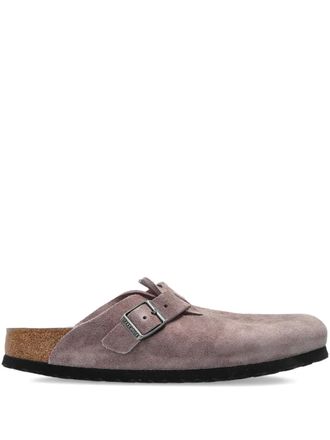 Birkenstock Arizona buckle suede mules - Pink