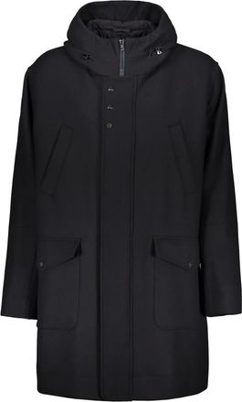 Herno Heren, Mantels, Blauw, Maat: 4XL Wol