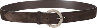 Orciani Cintur&oacute;n cl&aacute;sico de piel Peach - Accessories - Mujer - Marr&oacute;n - 90 CM