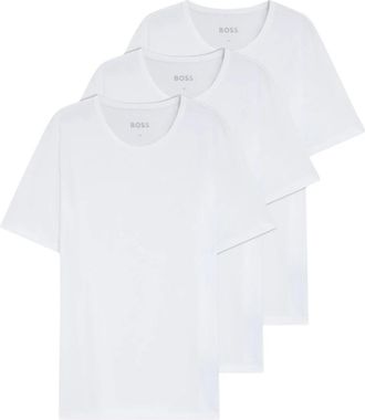 HUGO BOSS TShirt RN 3P Classic - Heren - T-shirts - Wit - XL - Katoen - Tops