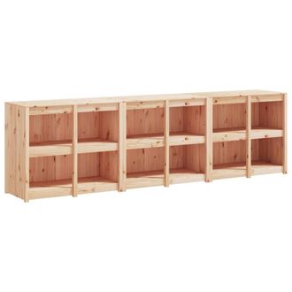 Berkfield Home Outdoor Kitchen Cabinets 3 pcs Solid Wood Pine in Light Tan