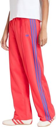 adidas Originals Firebird Recycled Polyester Track Pants in Semi Lucid Red/Blue/ at Nordstrom, Size Xx-Small