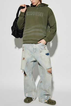 Diesel Sweatshirt S-BOXT-HOOD-R9, Mens, Green