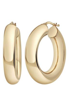 Bony Levy 14K Gold Hoop Earrings in 14K Yellow Gold at Nordstrom