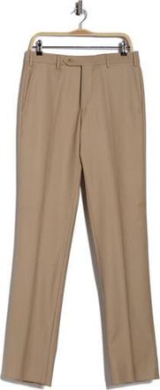 Zanella Devon Super 110s Serge Trousers in Light Beige at Nordstrom Rack, Size 30R