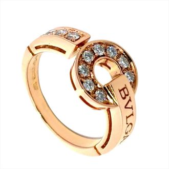 Bulgari Bvlgari Bvlgari Pink Gold (18K) Band Ring (Pre-Owned)