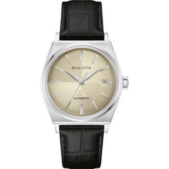 Bulova Horloges - Dames - Horloges - Zwart - ONE Size - Leer - Accessoires