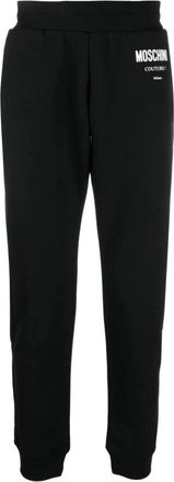 Moschino Casual Zwart Katoen Activewear Broek - Heren - Sweatpants - Zwart - L - Katoen - Broeken