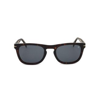 David Beckham Db 7077/S Tortoiseshell Acetate Square Frame Sunglasses