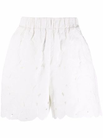 Red Valentino High waist shorts - Wit