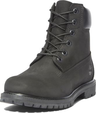 Timberland Womens 6 Premium Waterproof Boot, Black-new 2024, 8.5 Wide
