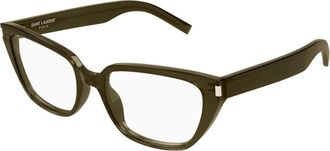 Saint Laurent SL 896 Cat-Eye Frame - unisex - Brillen - Groen - 55 MM - Accessoires