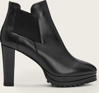 AllSaints Goat Leather Sarris Patent Leather Boots, Size: UK 8/US 11/EU 41