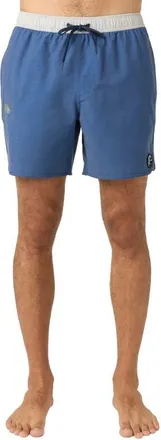 O'Neill OG Solid Scallop Volley Swim Trunks in Vintage Indigo at Nordstrom, Size Xx-Large