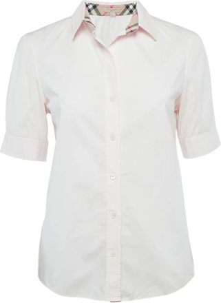 Burberry Camicia in cotone elasticizzato - Rosa