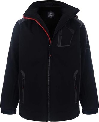 KAM Mens Extra Tall Soft Shell Performace Jacket (39) in Black in Size XLT