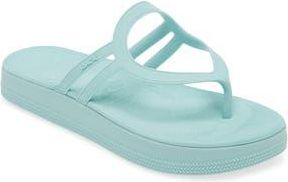 Sanuk Sunshine Platform Flip Flop in Pastel Turquoise at Nordstrom Rack, Size 10
