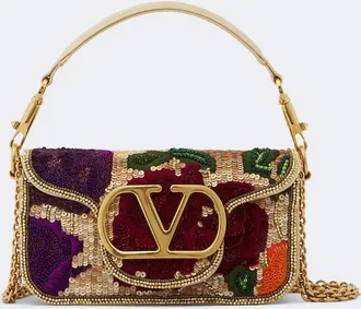 Valentino Garavani VSling Mini embellished top-handle bag