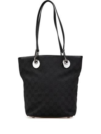 Gucci 2000-2015 GG Canvas Eclipse Tote handbag - Black