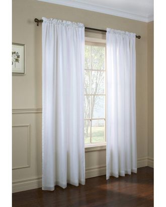 Thermalogic Thermavoile Rhaspody Lined Rod Pocket Curtain Panel