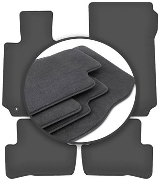 OEM Alfombrillas Premium Para Mercedes C W204 Sed&aacute;n, Familiar, Coup&eacute; (2007-2014)