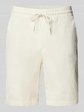 Lindbergh Lindbergh Bermudas mit elastischem Bund in Offwhite, Gr&ouml;&szlig;e L