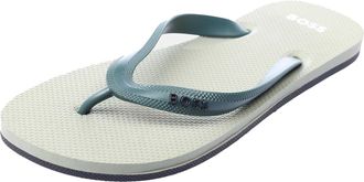 HUGO BOSS Heren Tracy teenslippers (Groen)