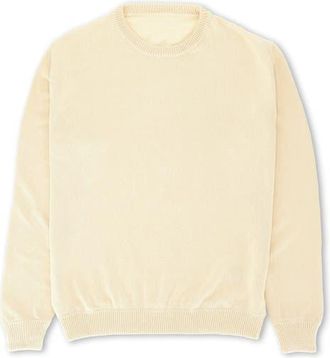 Fortela Rover Cotton Crewneck Sweater in Natural at Nordstrom, Size X-Small Eu