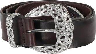 Orciani Bull Soft Riem - Dames - Riemen - Bruin - 90 CM - Leer - Accessoires