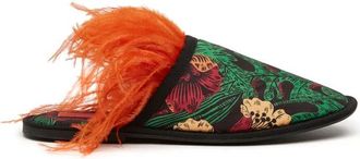 La DoubleJ Boudoir Slipper - Dames - Pantoffels - Groen - S - Schoenen