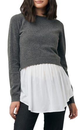Ripe Sandy Detachable Knit in Charcoal at Nordstrom, Size Xx-Large