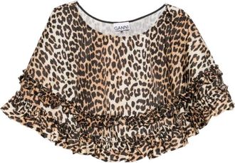 Ganni Short Skirts - Dames - Korte rokken - Bruin - 2XS - Rokken