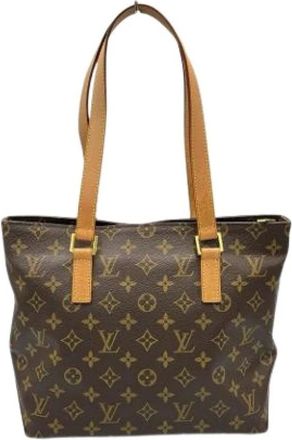 Louis Vuitton Pre-owned Tote Bags, female, Brown, Size: ONE SIZE Pre-owned Cabas Piano Tote
