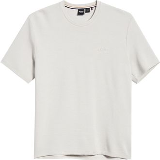 BOSS Rib Lounge T-Shirt in Open Grey at Nordstrom, Size Xx-Large